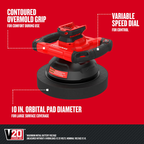 10-in Variable Cordless Polisher CMCE100B