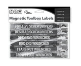 Set of 48 Gray Camo Magnetic Toolbox Labels Magnetic Accessory GMLB105