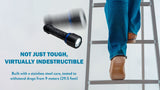 Virtually Indestructible Waterproof 100-Lumen 3 Modes LED Flashlight KF100