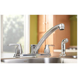Adler Low Arc Kitchen Faucet with Optional Handles Chrome 87046