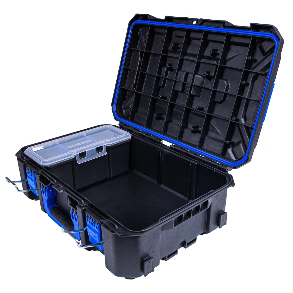 CASESTACK 21.25-in W x 7-in H x 14-in D Black Plastic Tool Box KCS-SSBOX1-03