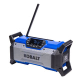 24-volt Water Resistant Cordless Bluetooth Compatibility Jobsite Radio KJR 124B-03