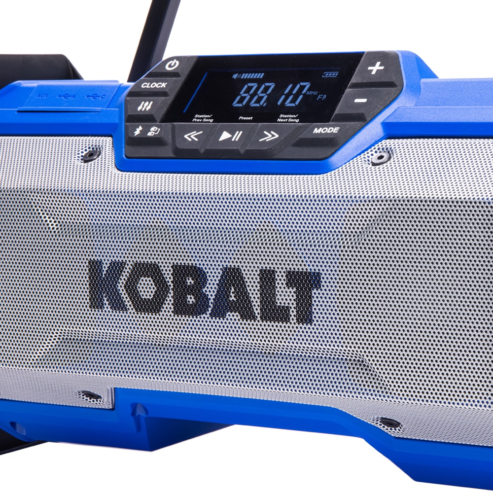 24-volt Water Resistant Cordless Bluetooth Compatibility Jobsite Radio KJR 124B-03