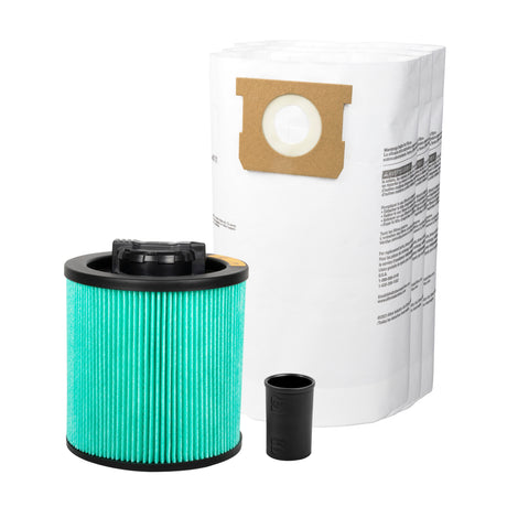 Reusable Large Wet/Dry HEPA Shop Vacuum Cartridge Filter DXVA19-0501