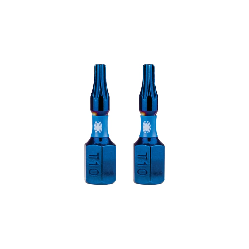 Mach-Blue T10 1/4-in x 1-in Torx Impact Driver Bit (2-Piece) 19039