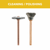 2-Piece Steel Set Cleaning/Polishing Accessory Kit 448