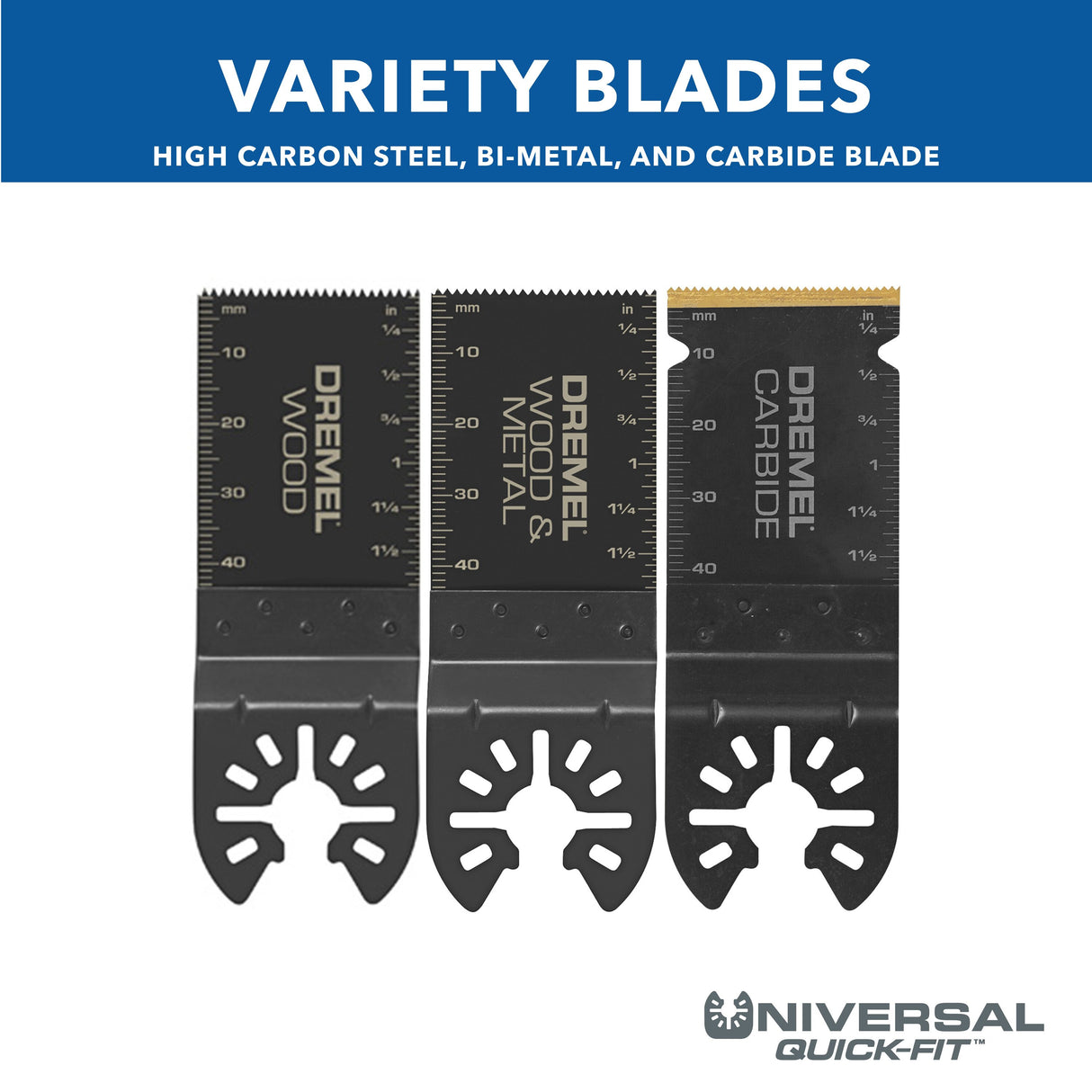 Multi-Max 3-Pack High Carbon Steel Oscillating Tool Blade MM488B