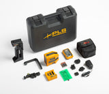 Green 100-ft Self-Leveling Indoor/Outdoor Cross-90 Beam Cross-line Laser Level Kit PLS 180G RBP SYS