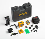 Green 100-ft Self-Leveling Indoor/Outdoor Cross-90 Beam Cross-line Laser Level Kit PLS 6G RBP SYS