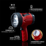 Recharge 600-Lumen 2 Modes LED Rechargeable Spotlight Flashlight ENGPSPL8