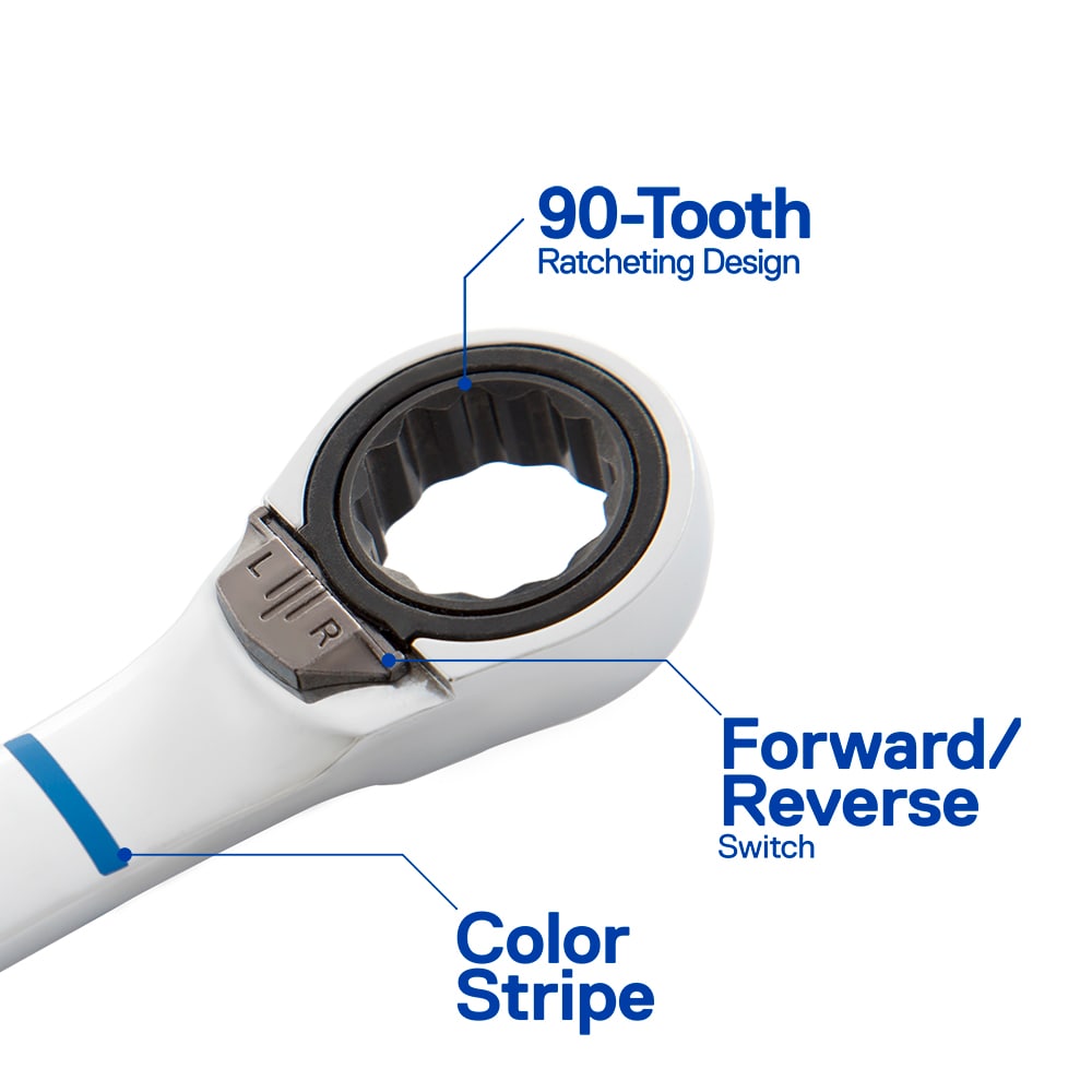 Reversible 8Mm Metric Ratchet Wrench 85689