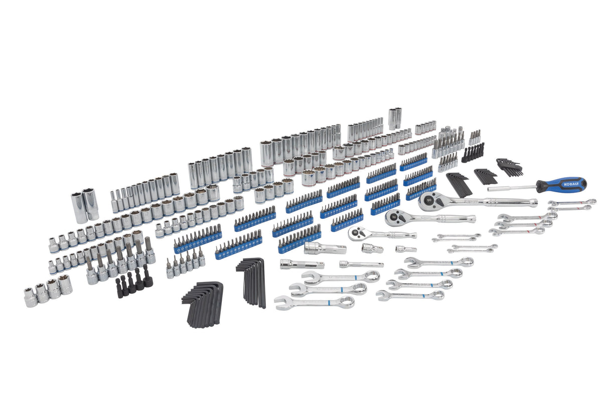 440-Piece Standard (SAE) and Metric Polished Chrome Mechanics Tool Set 81822