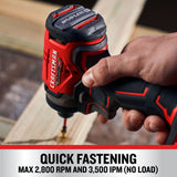 V20 RP 20-volt Max 1/4-in Brushless Cordless Impact Driver CMCF813B