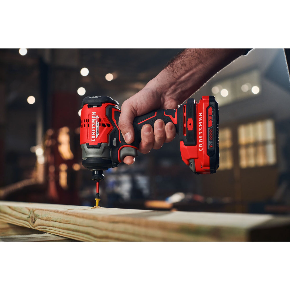 V20 RP 20-volt Max 1/4-in Brushless Cordless Impact Driver CMCF813B