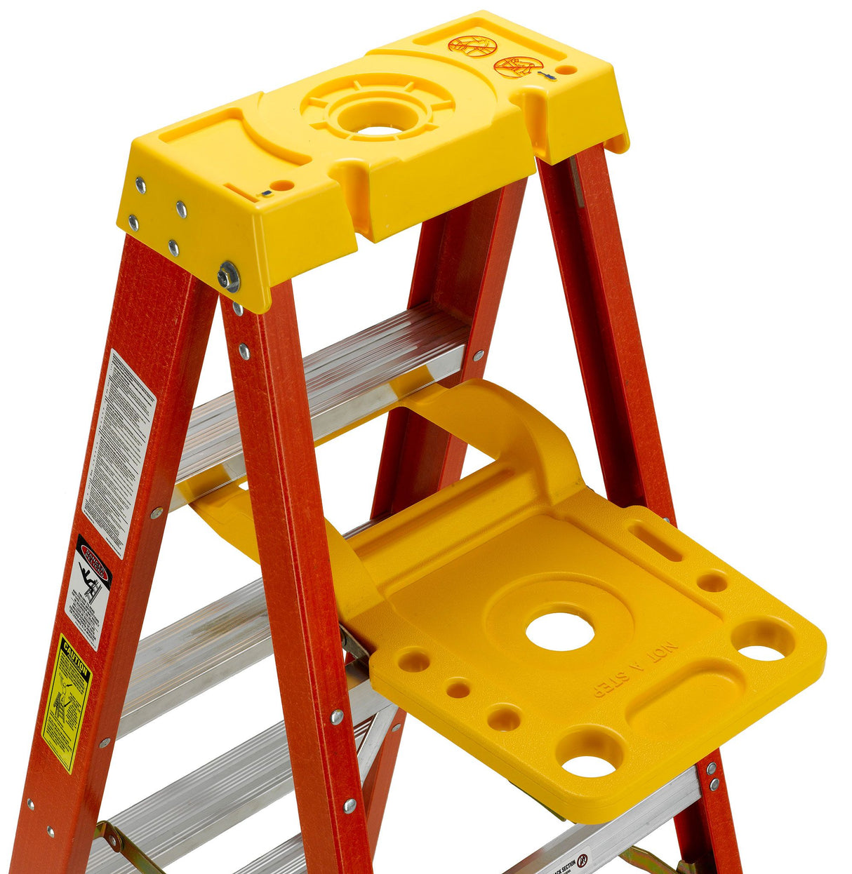 6200S 6-ft Fiberglass Type 1A-300-lb Load Capacity Step Ladder 6206S