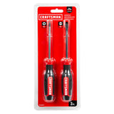 2-Piece Bi-material Handle Slottedhead/Phillips Screwdriver Set CMHT65072N