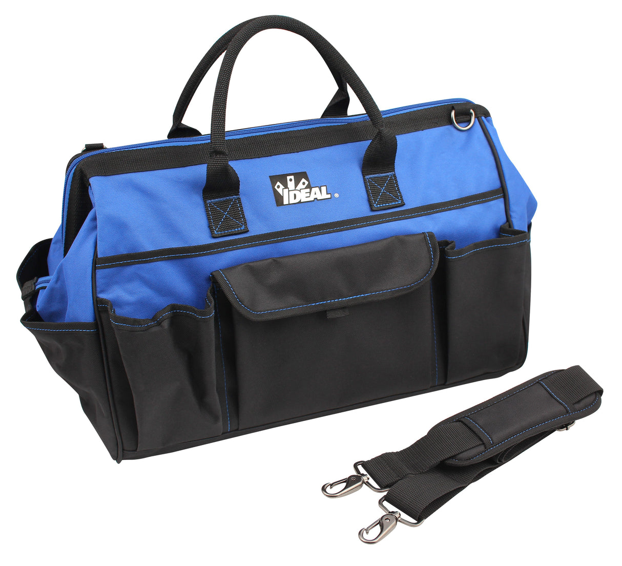 Blue Polyester 12-in Zippered Tool Bag 37-014