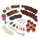 160-Piece Oscillating Tool Accessory Kit with Storage Case - Ideal for Cutting, Sanding, Polishing, Grinding, and Cleaning 70930