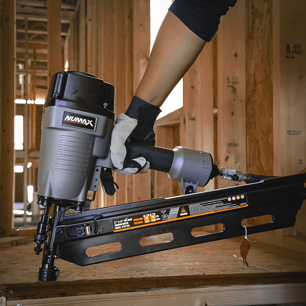 Full Round Head 3.5-in 21-Degree Pneumatic Framing Nailer SFR2190