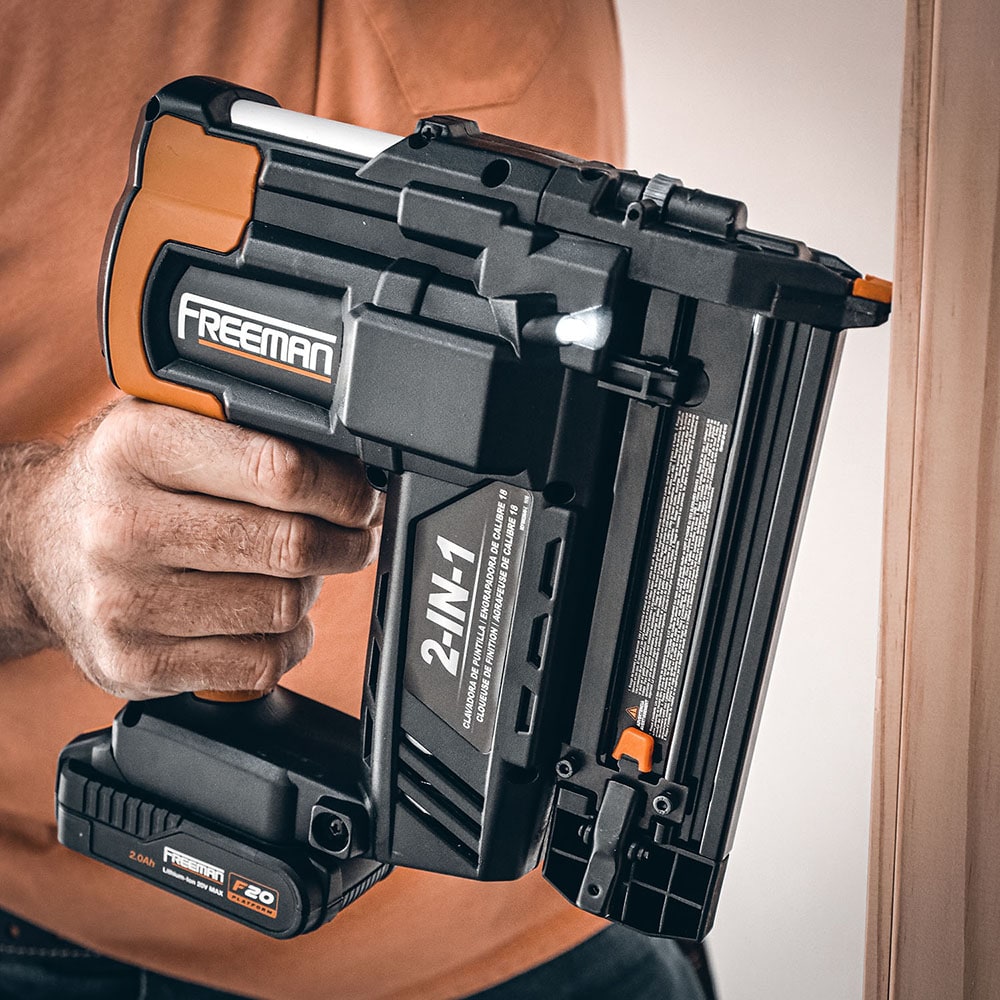 2-in 18-Gauge Cordless Brad Nailer (Battery & Charger Included) PE2118G