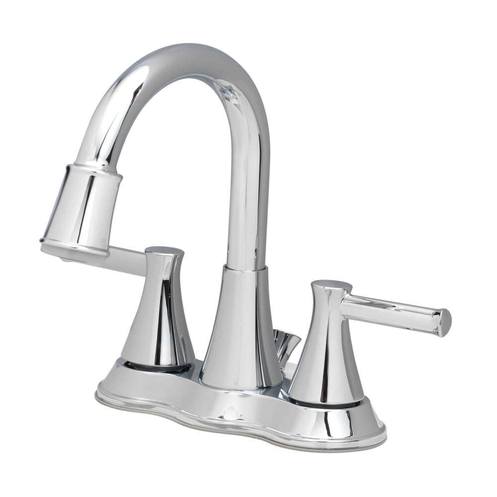 LED Bathroom Sink Faucet Two Handle Chrome 67513W-6101