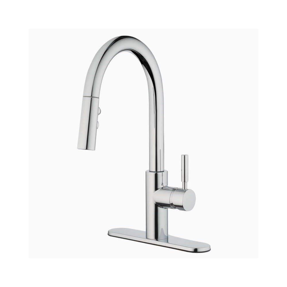Pulldown Kitchen Faucet Chrome One Handle 67553-0601