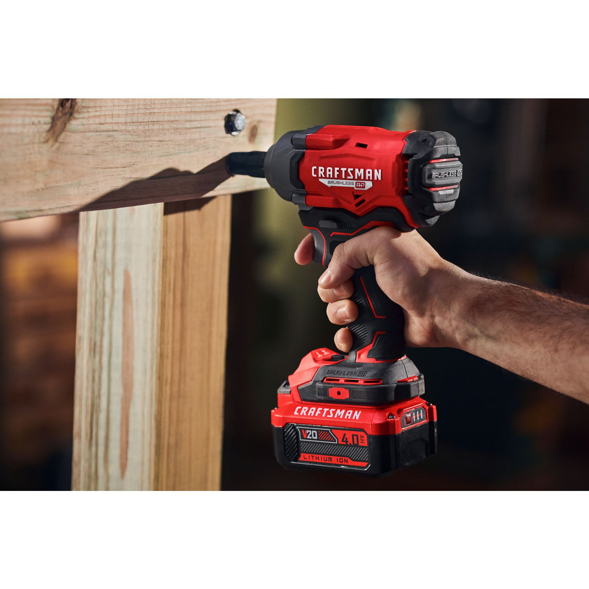 20-volt Max Variable Brushless 1/2-in Drive Cordless Impact Wrench (Bare Tool) CMCF921B