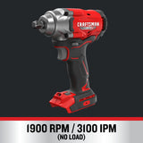 20-volt Max Variable Brushless 1/2-in Drive Cordless Impact Wrench (Bare Tool) CMCF921B