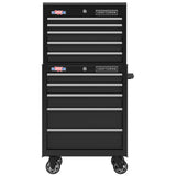 2000 Series 26.5-in W x 34-in H 5-Drawer Steel Rolling Tool Cabinet (Black) CMST98264BK