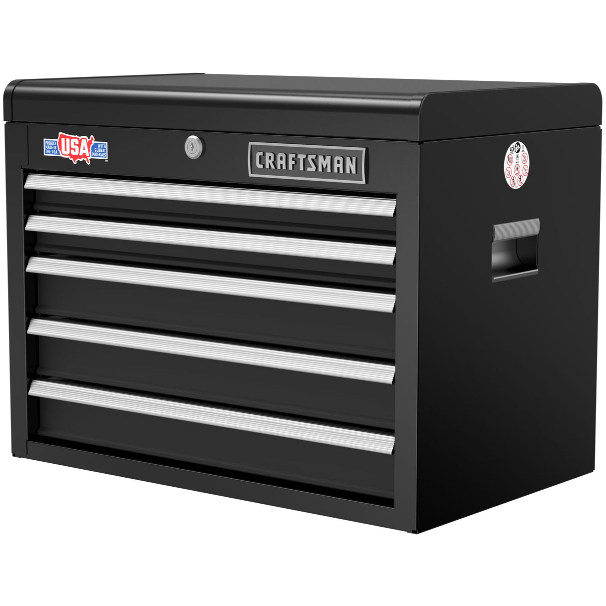 2000 Series 26-in W x 19.75-in H 5-Drawer Steel Tool Chest (Black) CMST98263BK