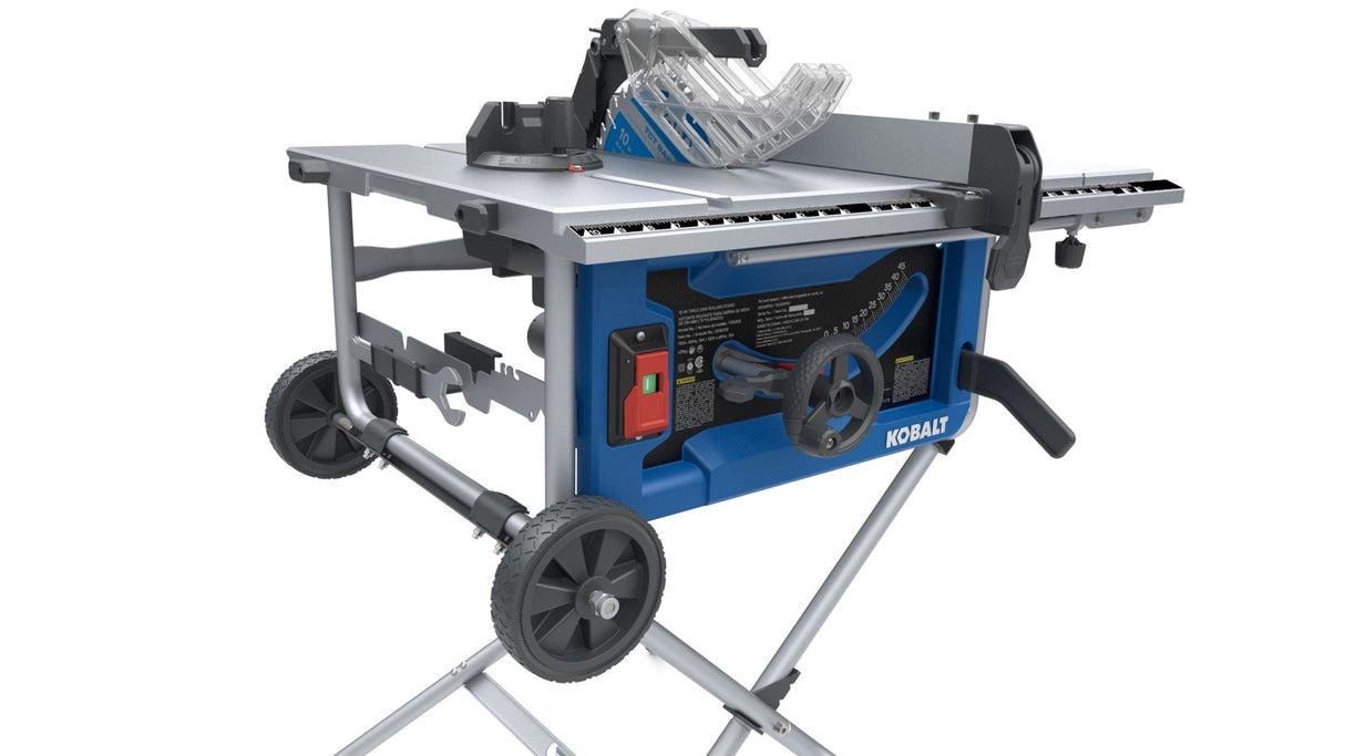 10-in 15-Amp 120-Volt Corded Portable Jobsite Table Saw with Folding Stand TS10302