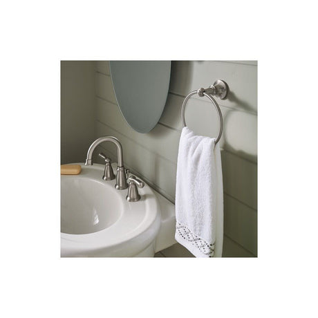 Banbury Bathroom Faucet Spot Resist Nickel 2 Handle High Arc WS84924SRN