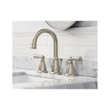 Banbury Bathroom Faucet Spot Resist Nickel 2 Handle High Arc WS84924SRN