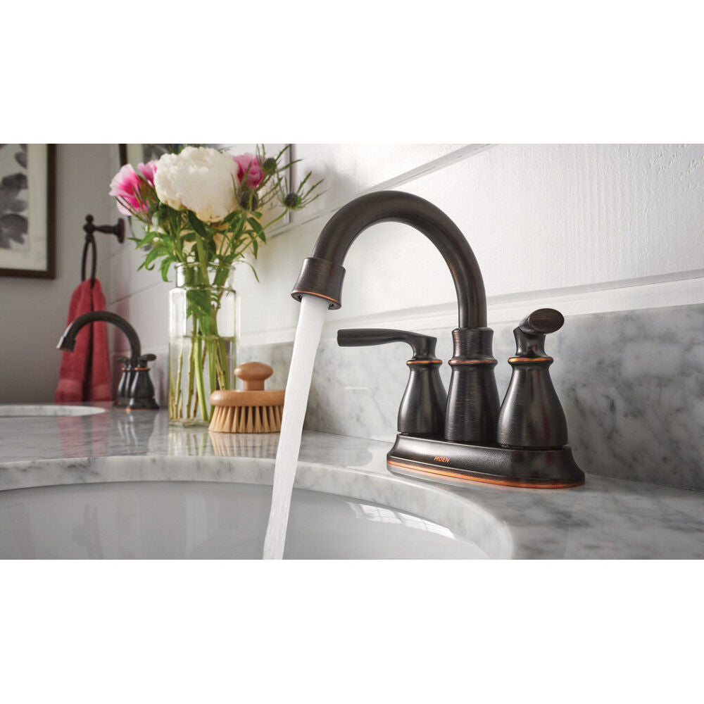 Hilliard Bathroom Faucet Bronze 2 Handle High Arc 84537BRB