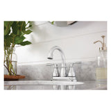 Hilliard Bathroom Faucet Chrome 2 Handle High Arc 84537E