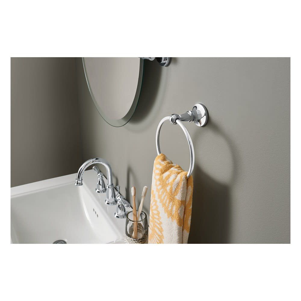 Banbury Bathroom Lavatory Faucet Chrome Widespread High Arc WS84924