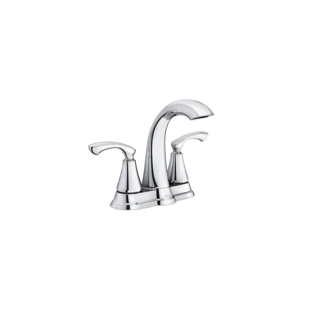 Tiffin Bathroom Lavatory Faucet Chrome 2 Handle High Arc WS84876