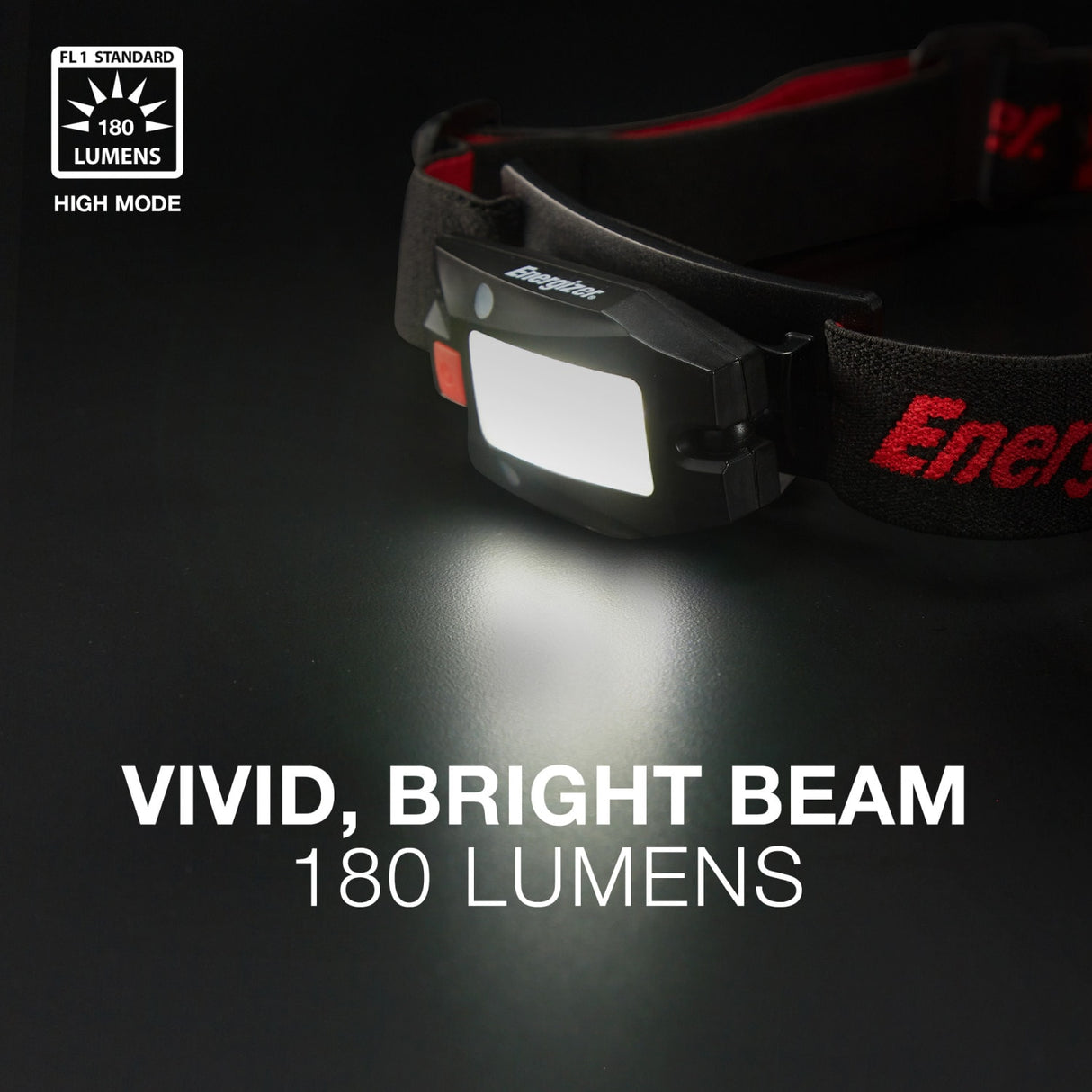 180-Lumen LED Rechargeable Headlamp (Battery Included) ENHDGRLP