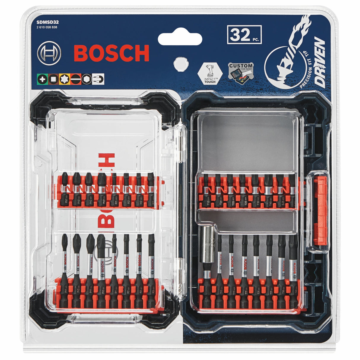 Driven Impact Driver Bit (32-Piece) SDMSD32