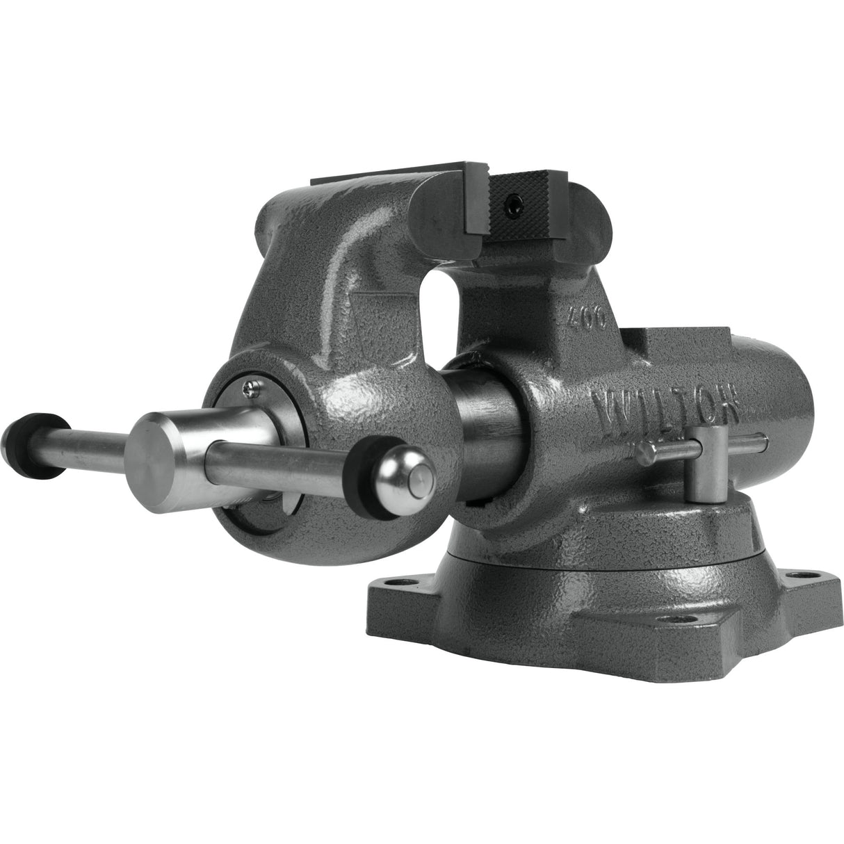 Bench Vise, 4-in Jaw Width, 6-1/2-in Jaw Opening, 3-1/2-in Throat Depth, Gray 28831