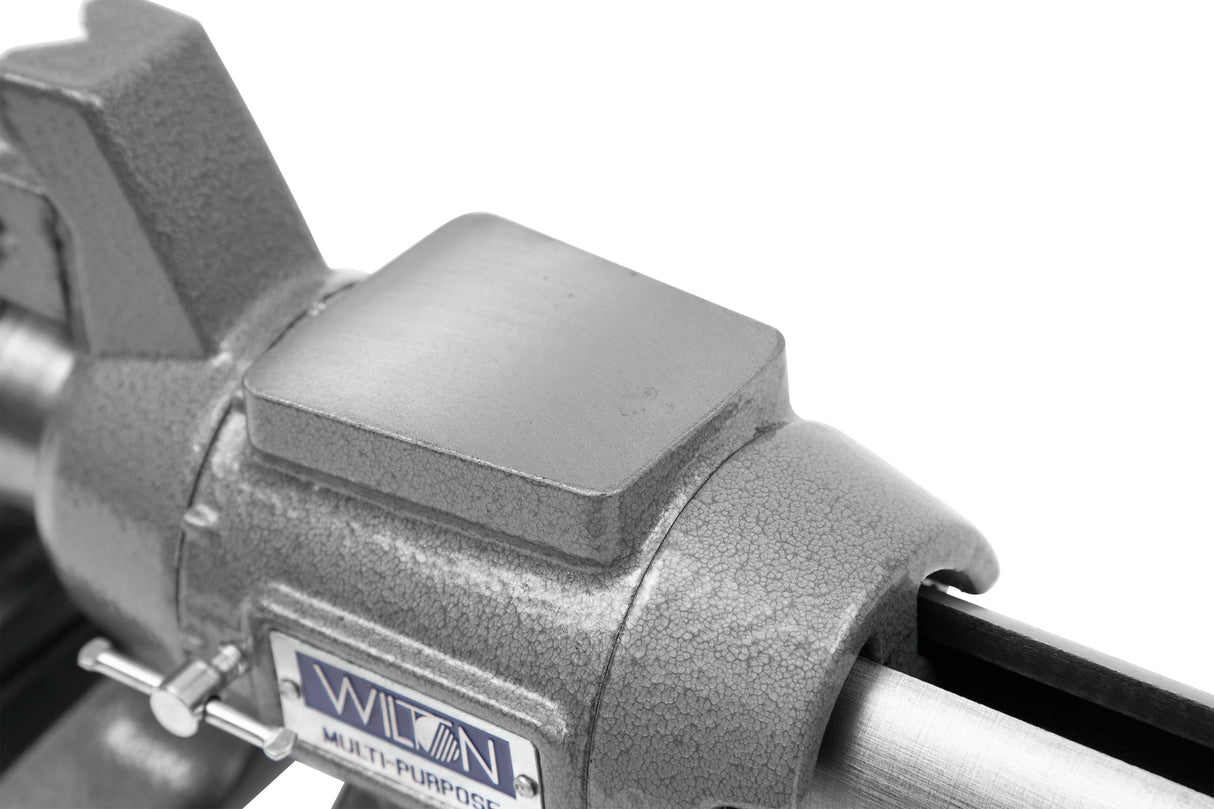 Bench Vise, 4-1/2-in Jaw Width, 4-in Jaw Opening, 2-in Throat Depth, Gray Finish, Rotating Head, Indexed at 30 Increments 28844