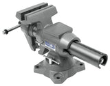 6-1/2-in Bench Vise, 6-in Jaw Opening, 3.025-in Throat Depth, Cast Iron Construction, Gray Finish 28845