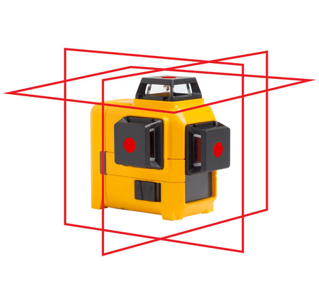 Red 65-ft Self-Leveling Indoor/Outdoor 360 Beam Line Generator Laser Level PLS 3X360R Z TOOL