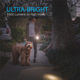 1600-Lumen 4 Modes LED Rechargeable Spotlight Flashlight XP915