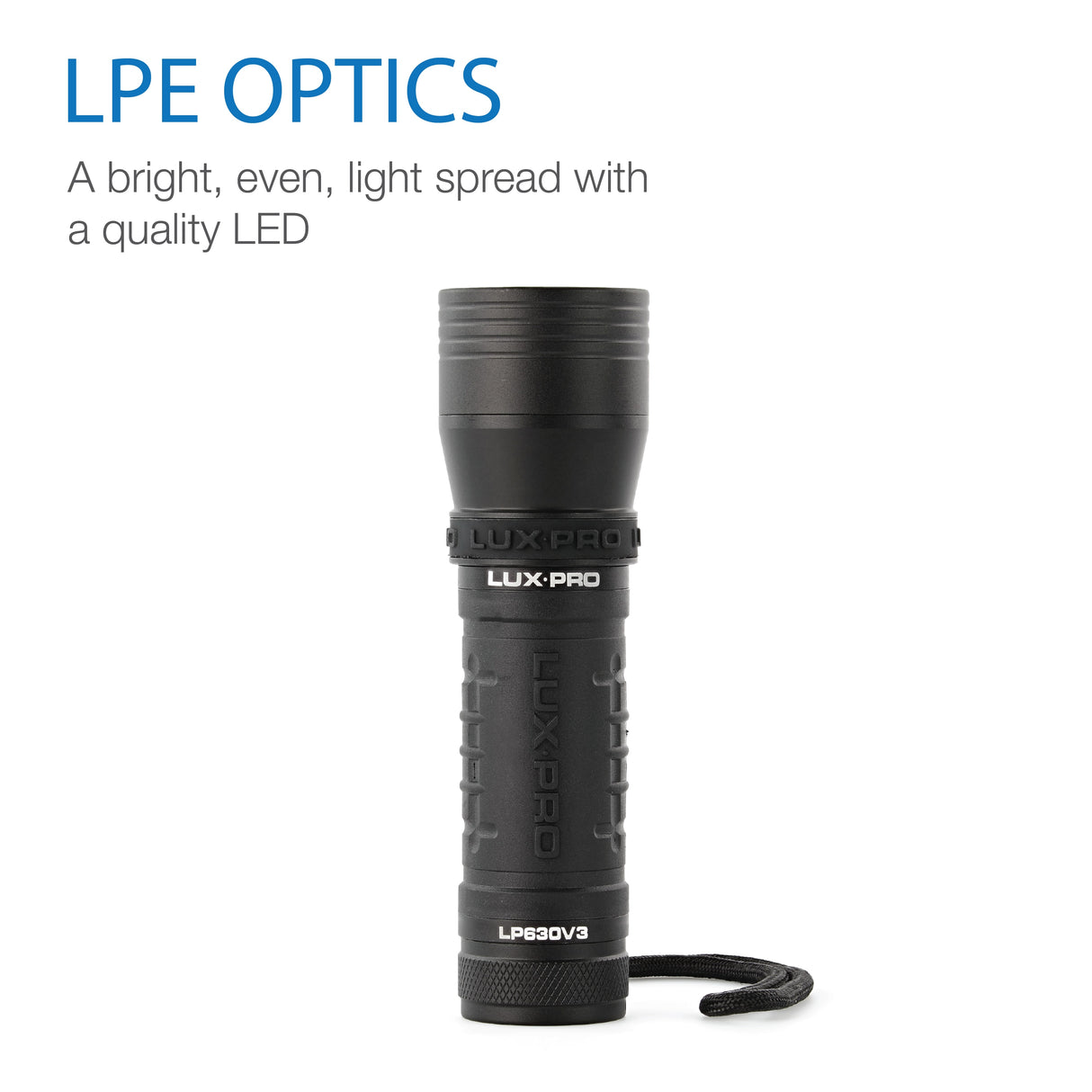 630-Lumen 4 Modes LED Spotlight Flashlight LP630V3