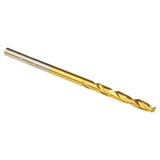 9/64-in x 5-7/8-in Titanium Nitride Coated Hss Jobber Length Twist Drill Bit DW1309  G