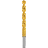 7/16-in x 5-7/8-in Titanium Nitride Coated Hss Jobber Length Twist Drill Bit DW1328  G