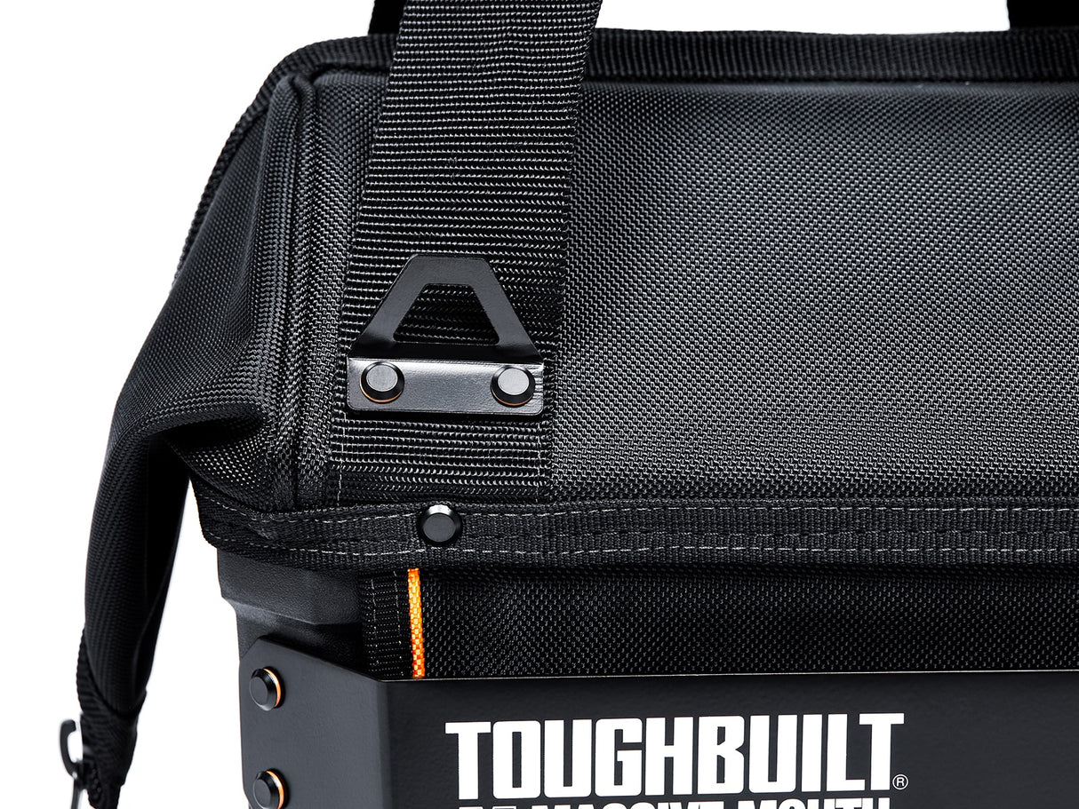 Massive Mouth M Black Plastic 12-in Tool Bag TBL-CT-62-12