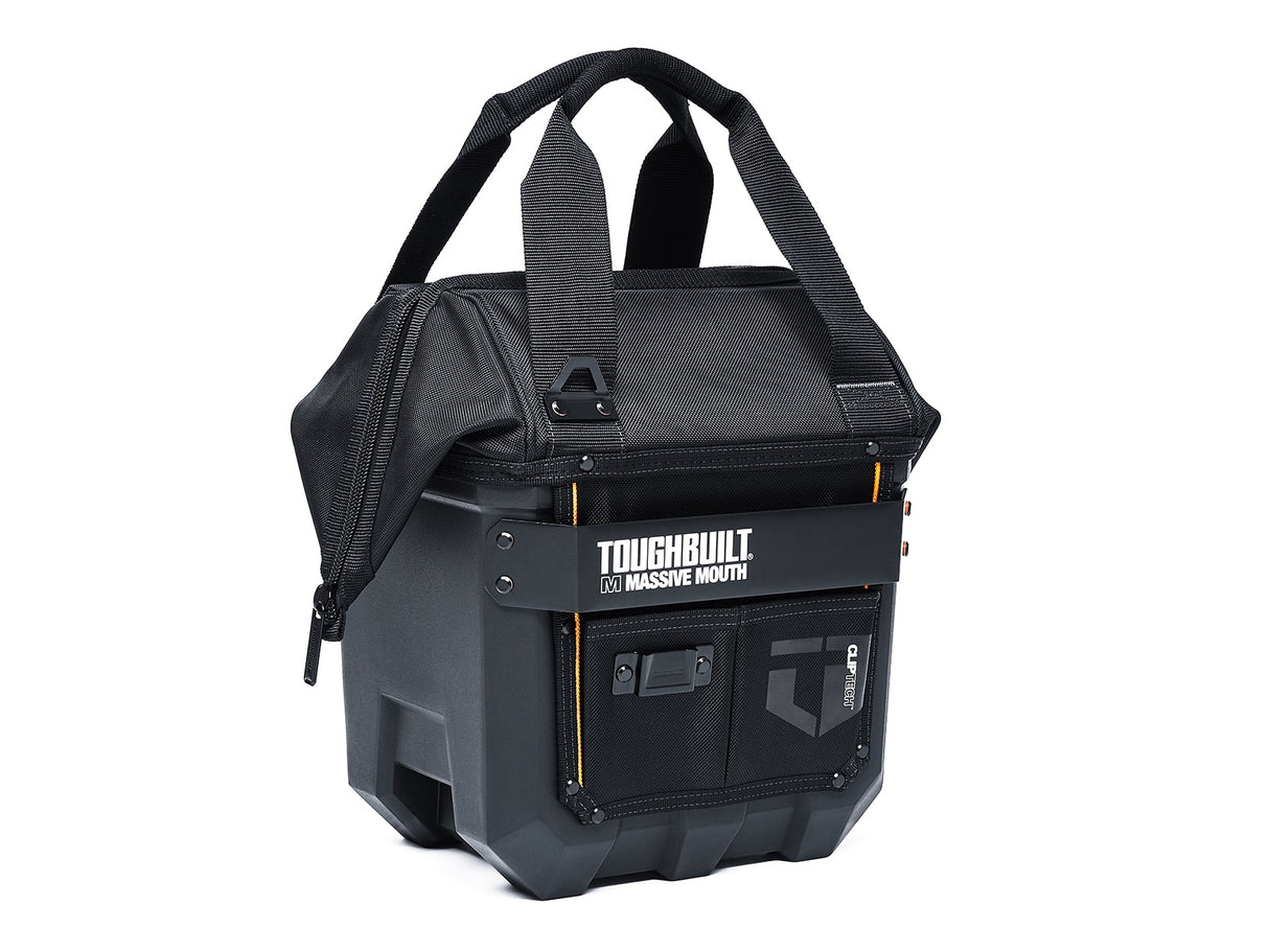 Massive Mouth M Black Plastic 12-in Tool Bag TBL-CT-62-12