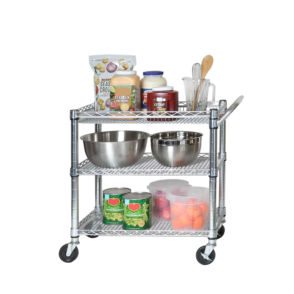 33.75-in Shelf Utility Cart SHE99307ZB